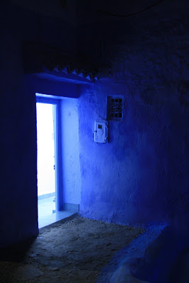 blue door chefchaouen