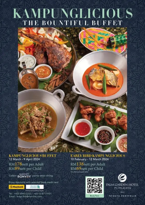 Harga Buffet ramadhan 2024 di Palm Garden Hotel Putrajaya