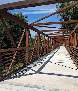 New bridge over Fall Creek