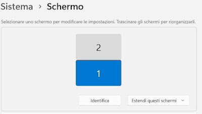 Posizione schermo