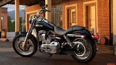 Harley Davidson FXDC Dyna Super Glide Custom 2013 Black Wallpapers