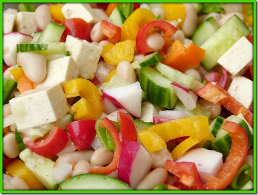 bean salad upclose