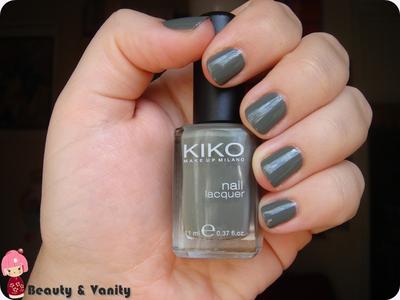 Smalto Kiko 348 (verde mimetico)