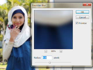 nida5 Membuat latar photo menjadi blur dengan photoshop