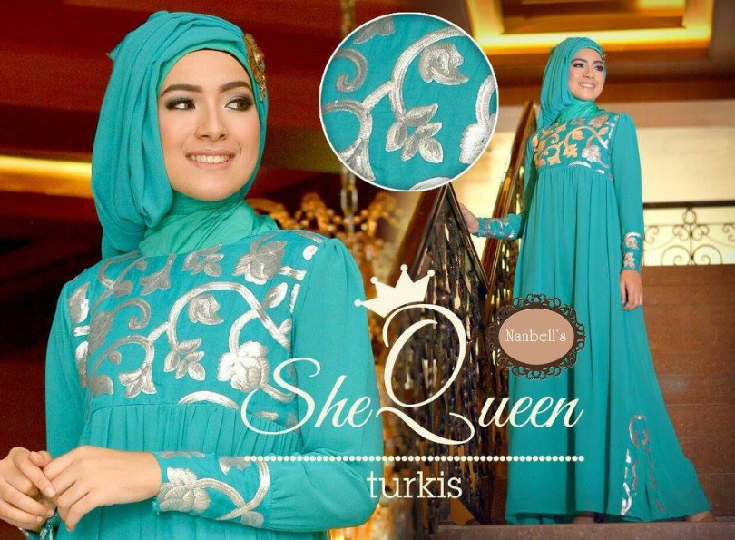  Gambar  Baju  Muslim Modern untuk Wanita Dewasa Fashion 