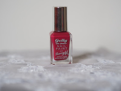 Barry M Gelly Hi-Shine Nail Paint in GNP 9 Pomegranate