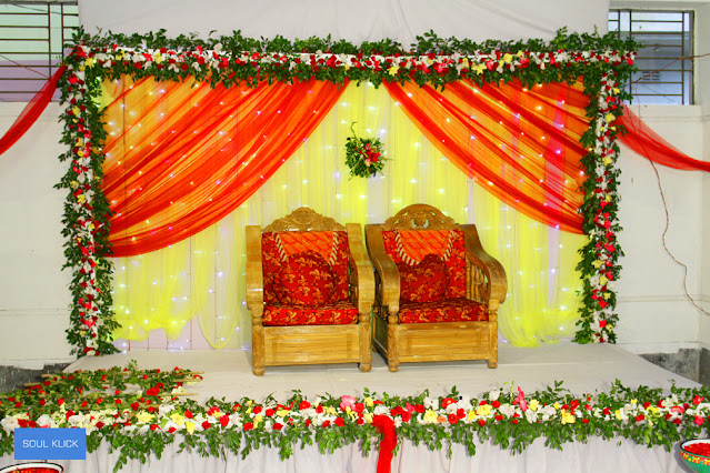 Gaye Holud or Biye Simple Stage Design