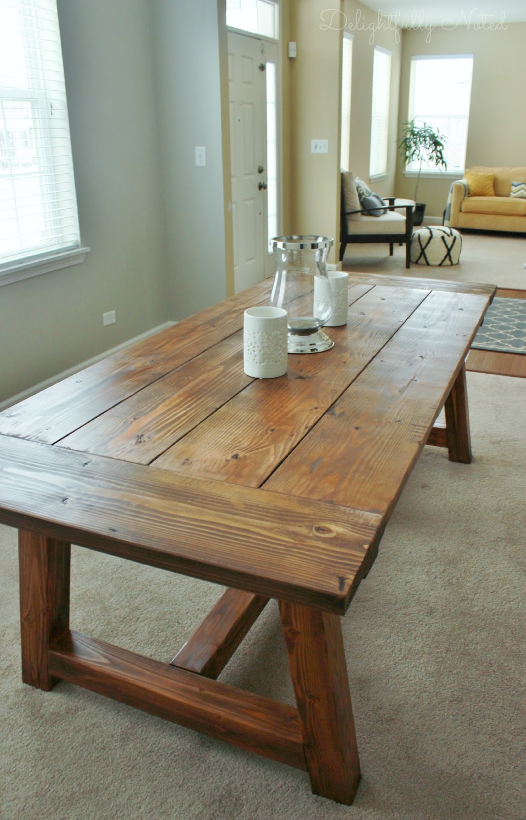 Holy Cannoli! We Built a Farmhouse Dining Room Table. | Delightfully Noted
