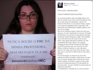 Professora impedida de dar aulas por causa do peso ganha ação na Justiça