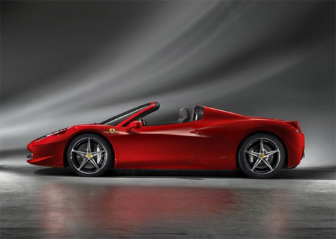 Ferrari unveiled the 458 Roadster