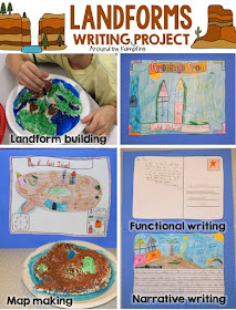 Landforms hands-on creative writing project 