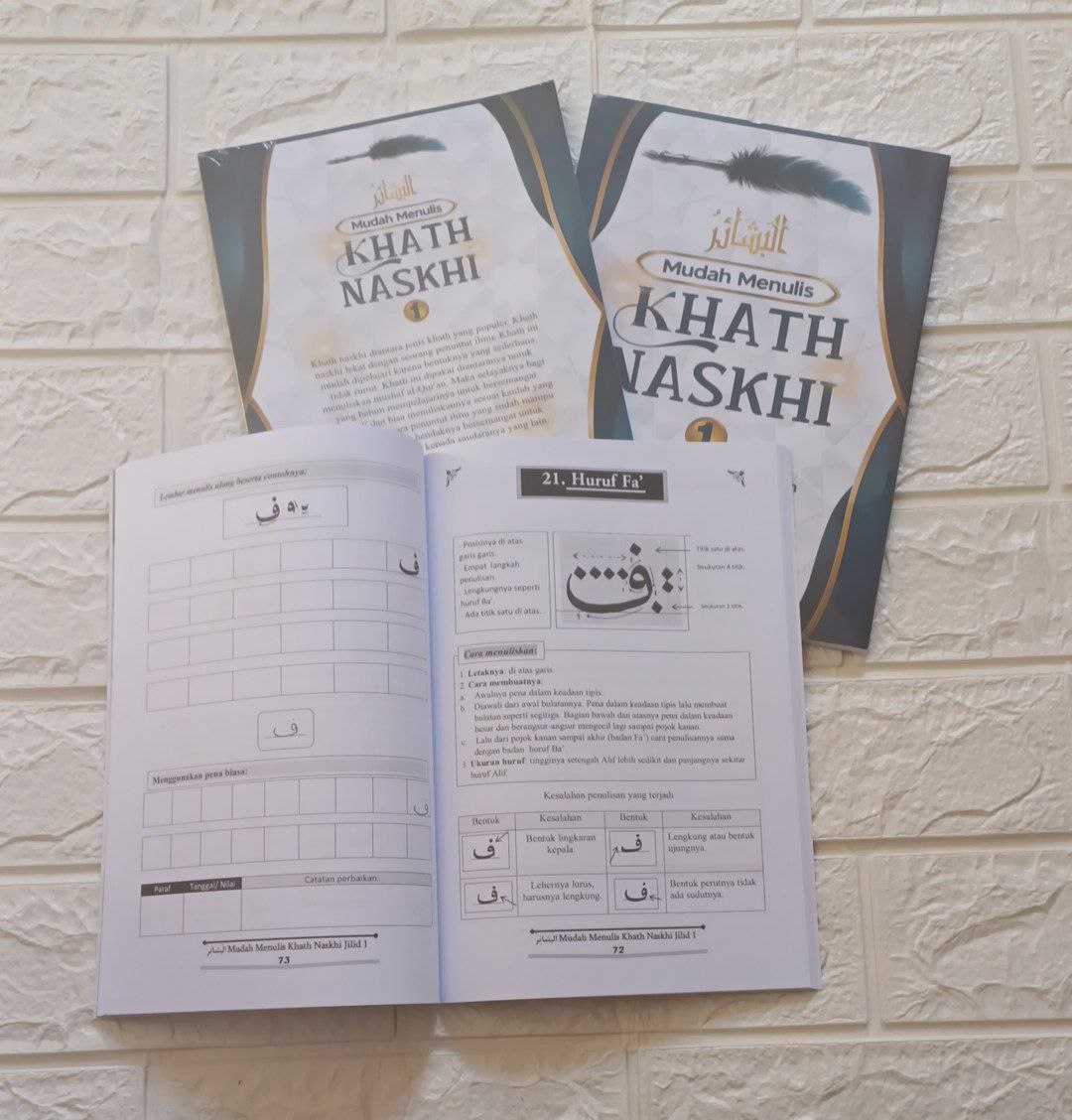 Buku Mudah Menulis Khat Naskhi Daar Ilmi