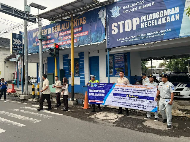 operasi gabungan samsat jember barat