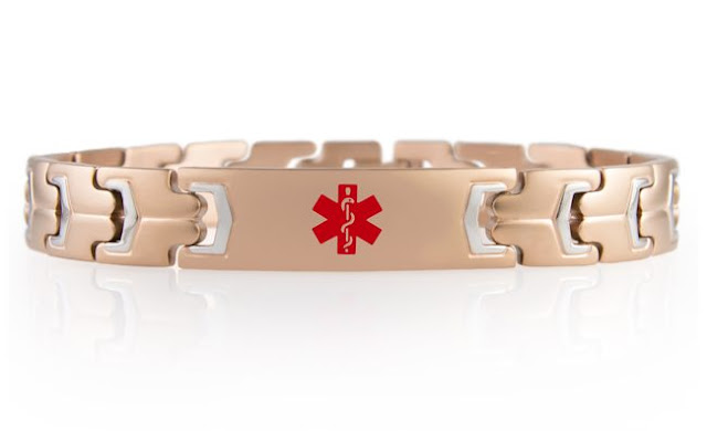 Rose Gold Medical ID Bracelet