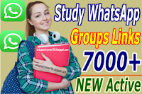 Study New  WhatsApp Groups Links