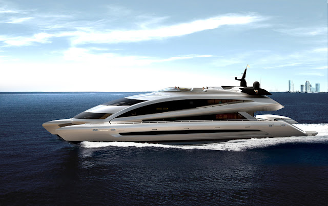 luxury baku: porsche design rff135 catamaran yacht