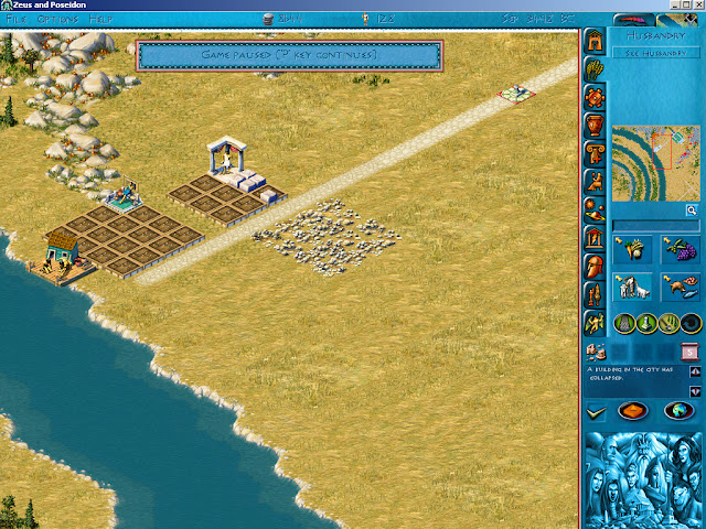 Poseidon: Master of Atlantis - Colapsed Building Screenshot