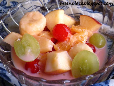 Pink Fruit Salad