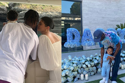 kylie jenner travis scott stormi fathers day celebration