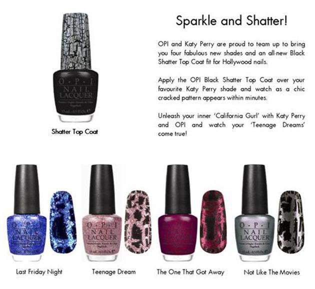 katy perry nail polish collection. Katy Perry OPI Nail Polish.