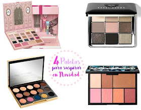 4 Paletas por las que suspirarás estas Navidades: Too Faced - Bobbi Brown - Urban Decay - Nars