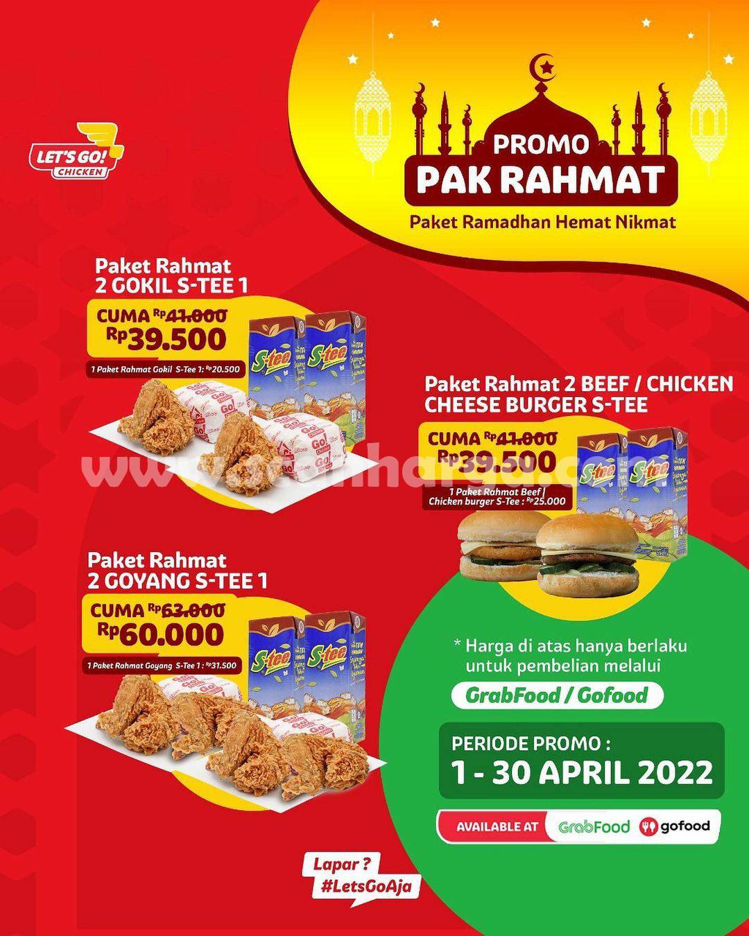 Promo LET’S GO CHICKEN! Paket Ramadhan Hemat Harga mulai Rp 26.500