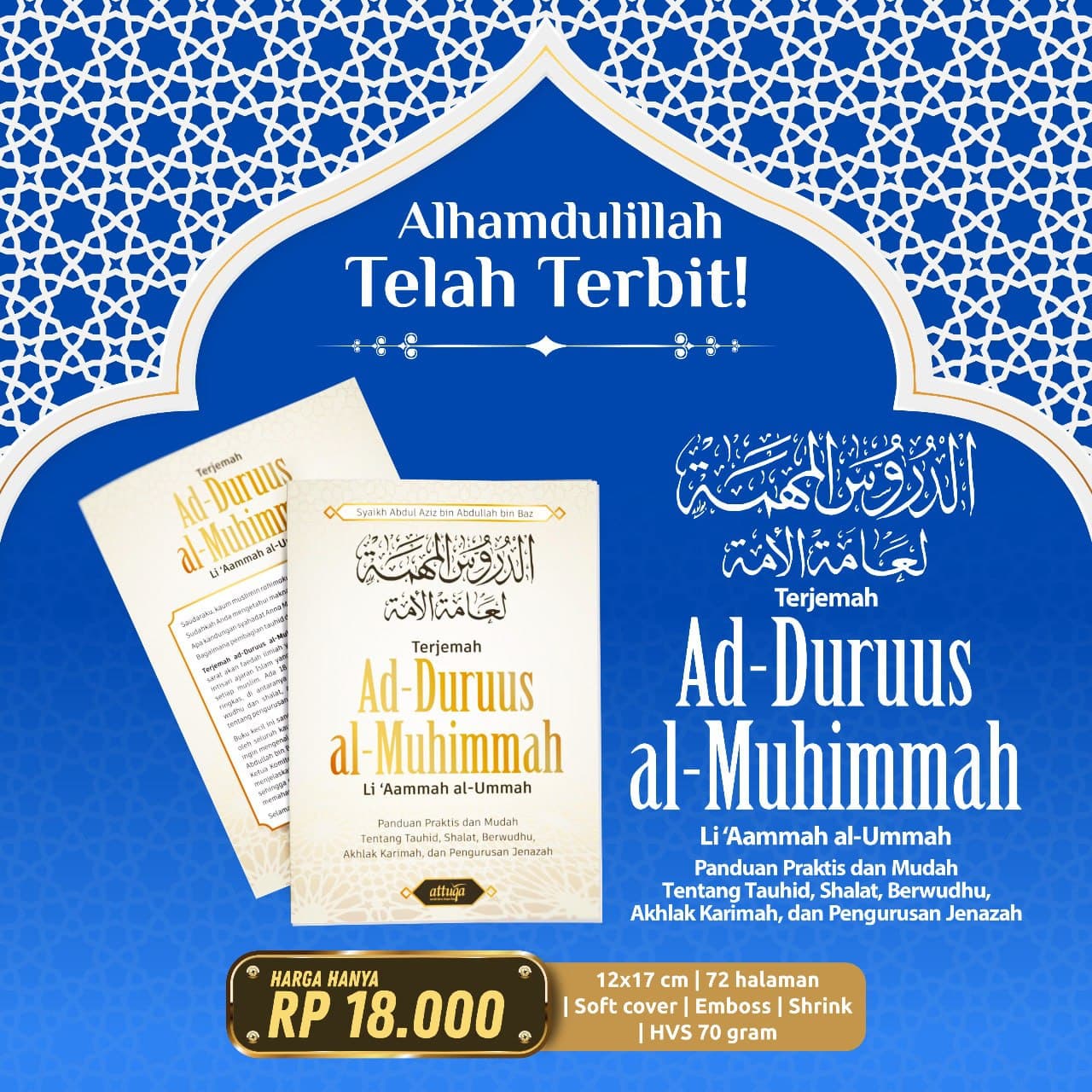 Buku Terjemah Ad Duruus Al Muhimmah Attuqa