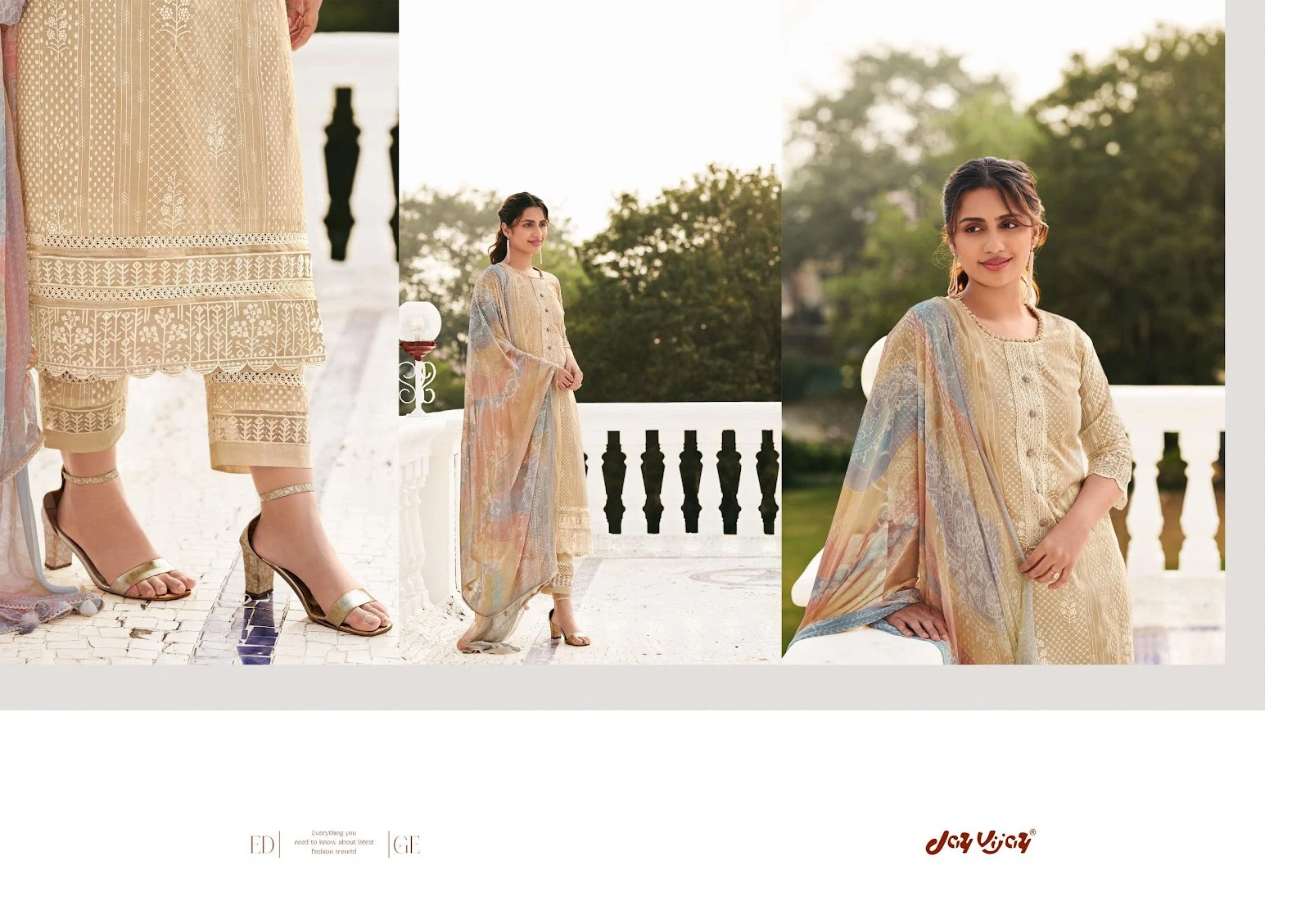 Saathi Jay Vijay Pure Organdy Pant Style Suits