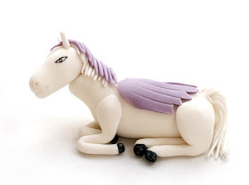 Barbie Pegasus fondant