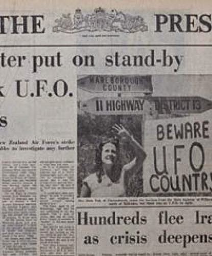 Any Defence Force Files On Ufo Sightings