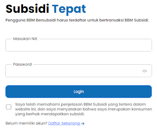 Cara Mudah Daftar Subsidi Tepat Untuk Membeli BBM Di PERTAMINA