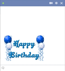Happy Birthday Facebook Art
