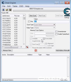 Tampilan Cheat Engine 6.4