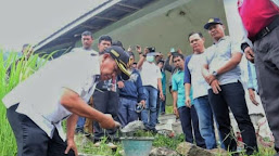 Bupati Simalungun Lakukan Peletakan Batu Pertama Perbaikan Makam DR (HC) Drs Djabanten Damanik