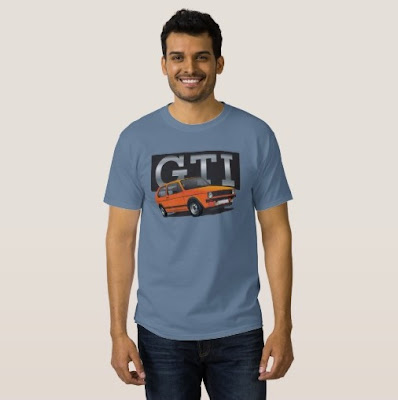 VW Golf GTI Mk1 printti t-paita t-shirt