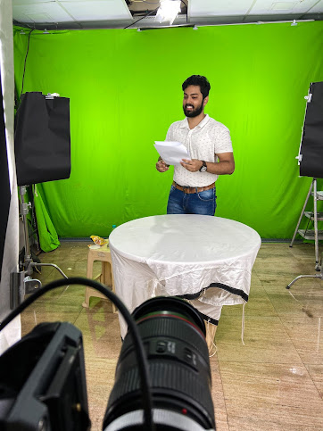 vineet gaur behind the scene on shoot