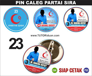 Desain PIN Caleg Partai SIRA 2024