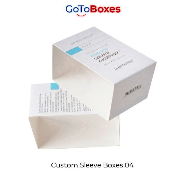 Incredible sleeve boxes in custom designs and alluring prints are crafted at GoToBoxes. We have a free shipment policy for all the trendy organic boxes.