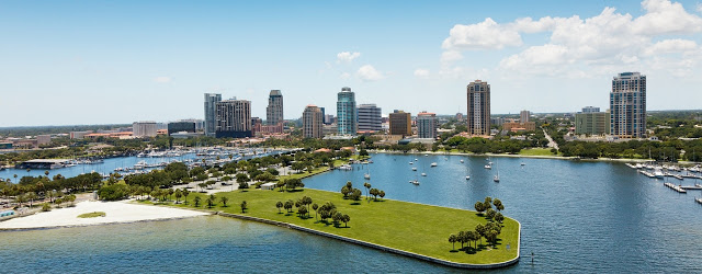 Downtown St Petersburg, Florida an up an coming food destination that is attracting the eye of foodies around the world