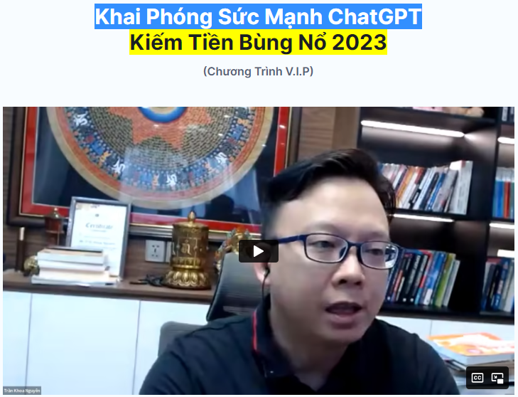 Share Khóa Học Khai Phóng Sức Mạnh ChatGPT Nguyễn Phước Vĩnh Hưng