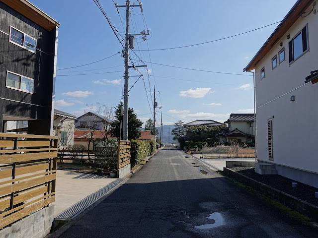 鳥取県道185号東郷湖線からの眺望