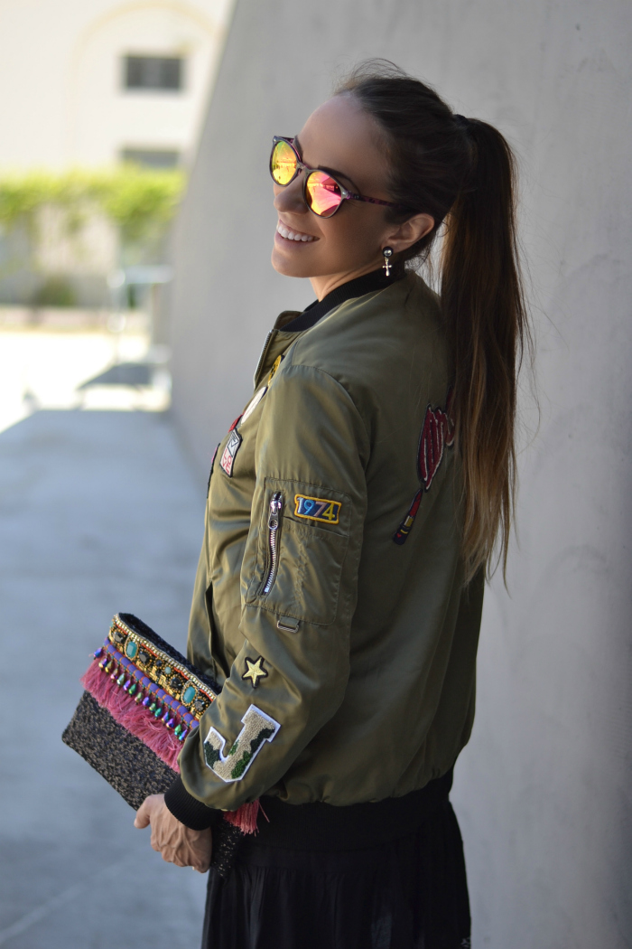 bomber verde militare zara