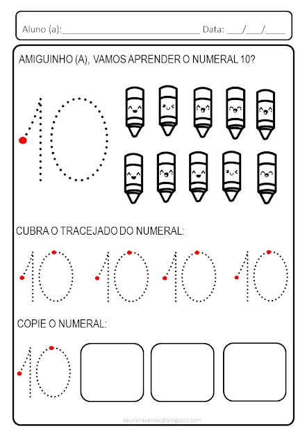 unte-se à festa do número 10! Descubra sua forma, brinque de contar até dez, compare quantidades, explore conjuntos com essa quantidade e celebre a conquista do conhecimento. Uma festa de aprendizado e alegria!