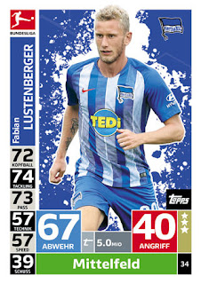 Match Attax Bundesliga 2018-2019 Hertha BSC Set