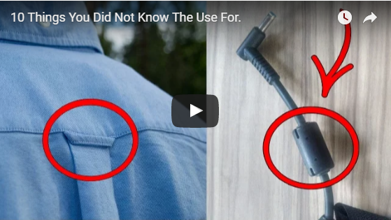 10 things you did not know the use for,lifestyle tips, lifestyle tricks, everyday life,how to live better life,the loop,the cylinder on your laptop's power cable,the tiny hole in the window of a plane,the blue part of the eraser,the extra eyelets on your sneakers,the hole in a spaghetti spoon,the little pocket,the extra scrap of material that comes with new clothes,the hole in the top of a pen cap,the snap on your pockets of your jeans,lifecare,lifecarepost, life tips