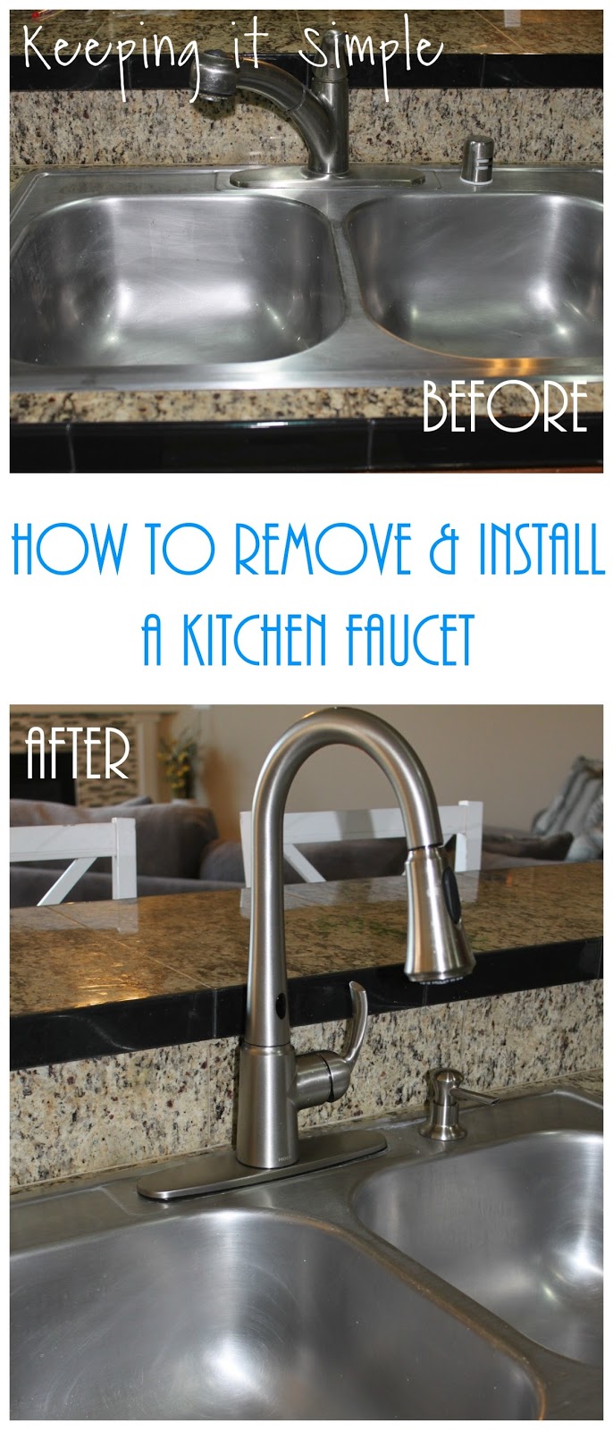 How To Remove And Install A Kitchen Moen Faucet Keeping It Simple