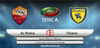 Prediksi Bola - As Roma Vs Chievo