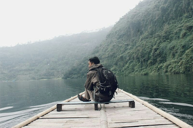 cerita backpackeran, Telaga Menjer