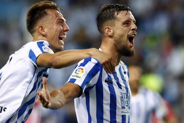 Genaro - Málaga -: "Estamos a cuatro puntos, hay que mirar hacia arriba"