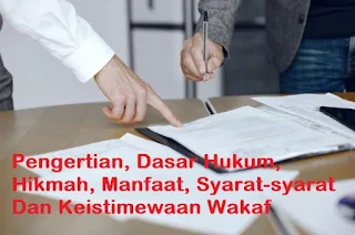 Pengertian Wakaf Dan Hukumnya Menurut Islam